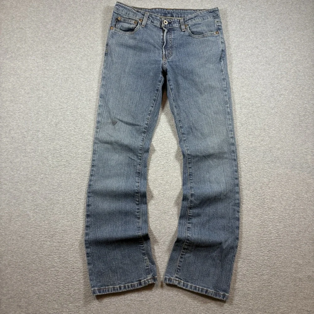 Vintage Polo Jeans Co Ralph Lauren Low Rise Bootcut Denim Jeans Womens 8x32 Y2K